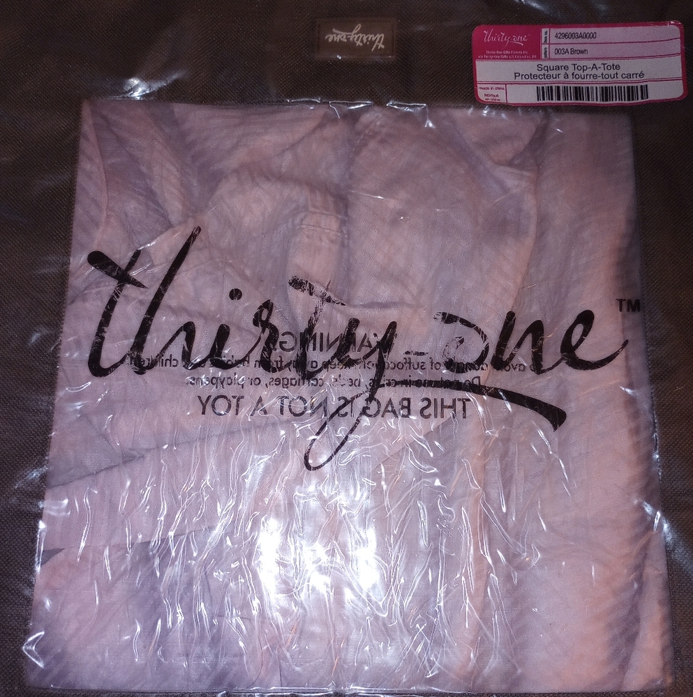 Thirty-One Brown Square Top A Tote